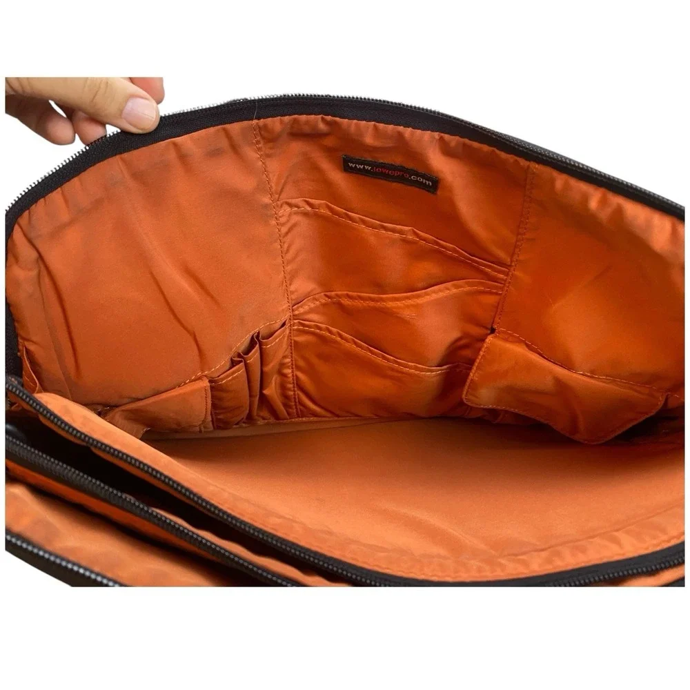 Lowepro‎ Tote Laptop Bag Case Nylon Blend 12x17 Black 3 Compartments Padded